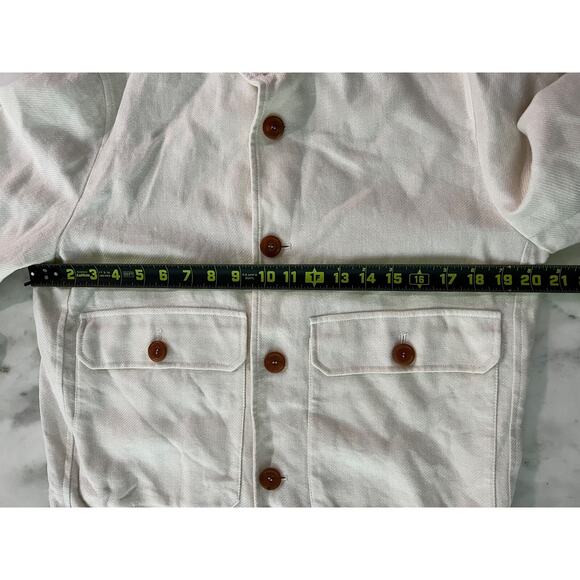 $4000 Brunello Cucinelli Ivory Bomber Jacket Linen Blend IT50 US M/L - Picture 16 of 16